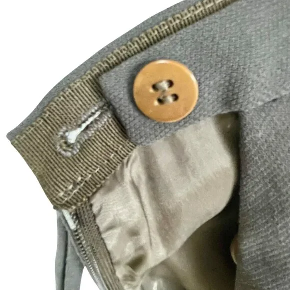 Vintage Giorgio Armani 100% Wool Gray Maxi Wrap Skirt Lined Italian EU 42 / US 6 - Picture 9 of 16